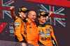 GP UNGHERIA, The podium (L to R): Oscar Piastri (AUS) McLaren, second; Mark Ingham (GBR) McLaren Head of Design; Lando Norris (GBR) McLaren, vincitore.

03.08.2025. Formula 1 World Championship, Rd 14, Hungarian Grand Prix, Budapest, Hungary, Gara Day.

- www.xpbimages.com, EMail: requests@xpbimages.com © Copyright: Moy / XPB Images