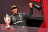 GP UNGHERIA, George Russell (GBR) Mercedes AMG F1 celebrates his third position on the podium.

03.08.2025. Formula 1 World Championship, Rd 14, Hungarian Grand Prix, Budapest, Hungary, Gara Day.

- www.xpbimages.com, EMail: requests@xpbimages.com © Copyright: Moy / XPB Images