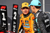 GP UNGHERIA, (L to R): Gara winner Lando Norris (GBR) McLaren in parc ferme with third placed George Russell (GBR) Mercedes AMG F1.

03.08.2025. Formula 1 World Championship, Rd 14, Hungarian Grand Prix, Budapest, Hungary, Gara Day.

- www.xpbimages.com, EMail: requests@xpbimages.com © Copyright: Bearne / XPB Images