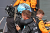 GP UNGHERIA, George Russell (GBR) Mercedes AMG F1 celebrates his third position in parc ferme.

03.08.2025. Formula 1 World Championship, Rd 14, Hungarian Grand Prix, Budapest, Hungary, Gara Day.

- www.xpbimages.com, EMail: requests@xpbimages.com © Copyright: Bearne / XPB Images