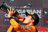 GP UNGHERIA, Gara winner Lando Norris (GBR) McLaren celebrates on the podium.

03.08.2025. Formula 1 World Championship, Rd 14, Hungarian Grand Prix, Budapest, Hungary, Gara Day.

- www.xpbimages.com, EMail: requests@xpbimages.com © Copyright: Bearne / XPB Images