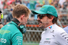 GP UNGHERIA, Fernando Alonso (ESP) Aston Martin F1 Team (Right) on the grid.

03.08.2025. Formula 1 World Championship, Rd 14, Hungarian Grand Prix, Budapest, Hungary, Gara Day.

- www.xpbimages.com, EMail: requests@xpbimages.com © Copyright: Moy / XPB Images