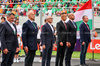 GP UNGHERIA, Stefano Domenicali (ITA) Formula One President e CEO with dignitaries as the grid observes the national anthem.

03.08.2025. Formula 1 World Championship, Rd 14, Hungarian Grand Prix, Budapest, Hungary, Gara Day.

- www.xpbimages.com, EMail: requests@xpbimages.com © Copyright: Moy / XPB Images