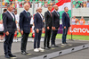 GP UNGHERIA, Stefano Domenicali (ITA) Formula One President e CEO with dignitaries as the grid observes the national anthem.

03.08.2025. Formula 1 World Championship, Rd 14, Hungarian Grand Prix, Budapest, Hungary, Gara Day.

- www.xpbimages.com, EMail: requests@xpbimages.com © Copyright: Moy / XPB Images