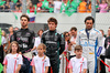 GP UNGHERIA, (L to R): Pierre Gasly (FRA) Alpine F1 Team; Andrea Kimi Antonelli (ITA) Mercedes AMG F1 e Carlos Sainz (ESP) Atlassian Williams Racing, as the grid observes the national anthem.

03.08.2025. Formula 1 World Championship, Rd 14, Hungarian Grand Prix, Budapest, Hungary, Gara Day.

- www.xpbimages.com, EMail: requests@xpbimages.com © Copyright: Moy / XPB Images