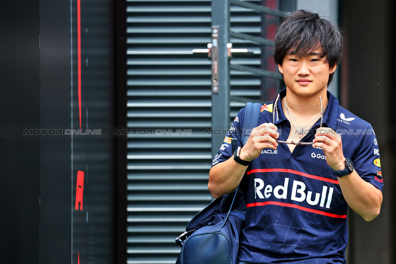GP UNGHERIA, Yuki Tsunoda (JPN) Red Bull Racing.

31.07.2025. Formula 1 World Championship, Rd 14, Hungarian Grand Prix, Budapest, Hungary, Preparation Day.

- www.xpbimages.com, EMail: requests@xpbimages.com © Copyright: Batchelor / XPB Images
