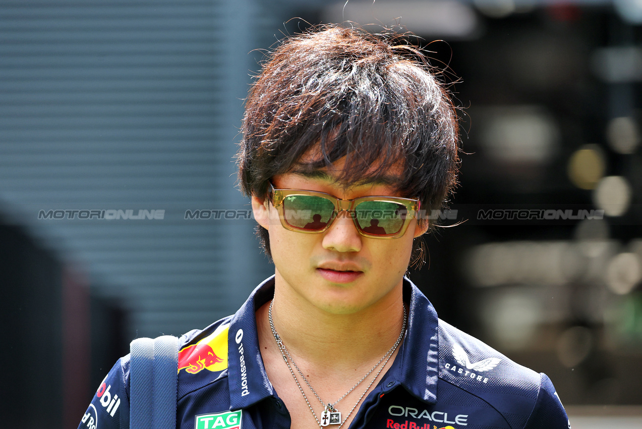 GP UNGHERIA, Yuki Tsunoda (JPN) Red Bull Racing.

31.07.2025. Formula 1 World Championship, Rd 14, Hungarian Grand Prix, Budapest, Hungary, Preparation Day.

- www.xpbimages.com, EMail: requests@xpbimages.com © Copyright: Batchelor / XPB Images