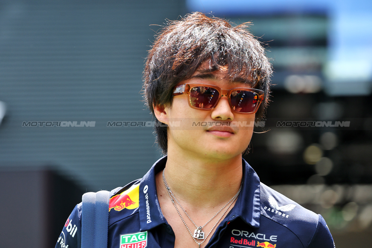 GP UNGHERIA, Yuki Tsunoda (JPN) Red Bull Racing.

31.07.2025. Formula 1 World Championship, Rd 14, Hungarian Grand Prix, Budapest, Hungary, Preparation Day.

- www.xpbimages.com, EMail: requests@xpbimages.com © Copyright: Batchelor / XPB Images