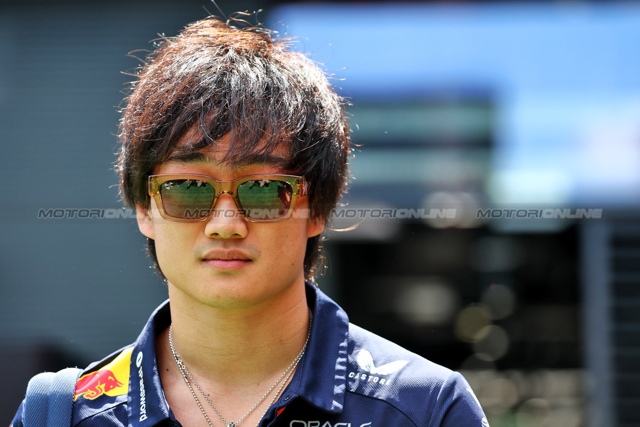 GP UNGHERIA, Yuki Tsunoda (JPN) Red Bull Racing.

31.07.2025. Formula 1 World Championship, Rd 14, Hungarian Grand Prix, Budapest, Hungary, Preparation Day.

- www.xpbimages.com, EMail: requests@xpbimages.com © Copyright: Batchelor / XPB Images