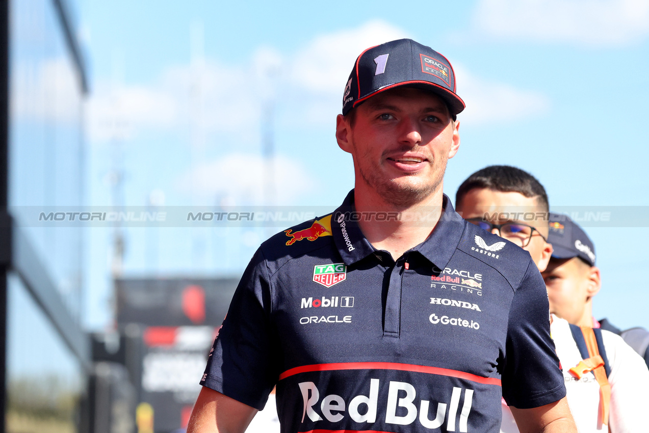 GP UNGHERIA, Max Verstappen (NLD) Red Bull Racing.

31.07.2025. Formula 1 World Championship, Rd 14, Hungarian Grand Prix, Budapest, Hungary, Preparation Day.

- www.xpbimages.com, EMail: requests@xpbimages.com © Copyright: Bearne / XPB Images