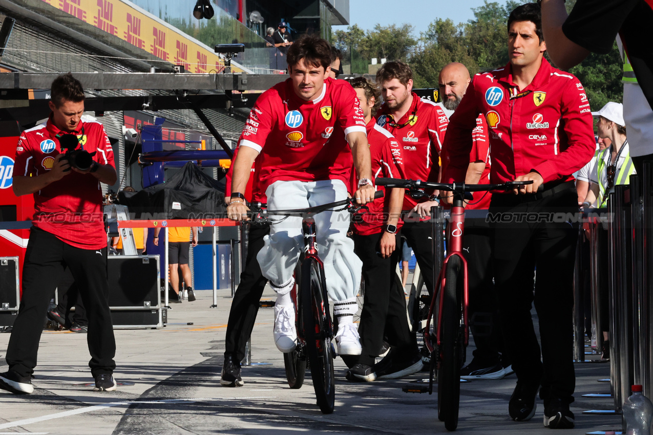 GP UNGHERIA, Charles Leclerc (FRA), Ferrari 
31.07.2025. Formula 1 World Championship, Rd 14, Hungarian Grand Prix, Budapest, Hungary, Preparation Day.
- www.xpbimages.com, EMail: requests@xpbimages.com © Copyright: Charniaux / XPB Images