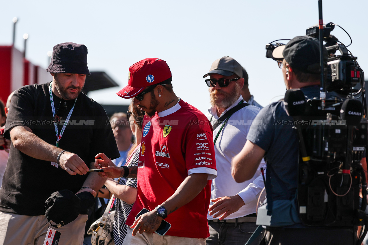 GP UNGHERIA, Lewis Hamilton (GBR), Ferrari 
31.07.2025. Formula 1 World Championship, Rd 14, Hungarian Grand Prix, Budapest, Hungary, Preparation Day.
- www.xpbimages.com, EMail: requests@xpbimages.com © Copyright: Charniaux / XPB Images