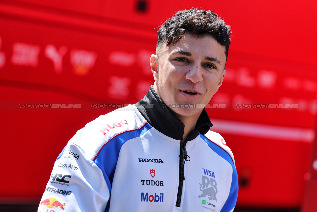 GP UNGHERIA, Isack Hadjar (FRA) Racing Bulls.

31.07.2025. Formula 1 World Championship, Rd 14, Hungarian Grand Prix, Budapest, Hungary, Preparation Day.

- www.xpbimages.com, EMail: requests@xpbimages.com © Copyright: Moy / XPB Images