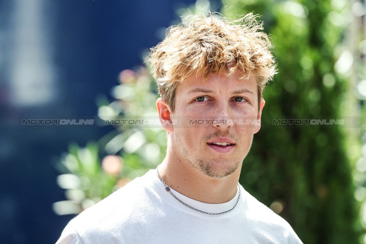 GP UNGHERIA, Liam Lawson (NZL), RB F1 Team  
31.07.2025. Formula 1 World Championship, Rd 14, Hungarian Grand Prix, Budapest, Hungary, Preparation Day.
- www.xpbimages.com, EMail: requests@xpbimages.com © Copyright: Charniaux / XPB Images