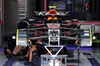 GP UNGHERIA, Red Bull Racing RB21 being built in the pit garage.

31.07.2025. Formula 1 World Championship, Rd 14, Hungarian Grand Prix, Budapest, Hungary, Preparation Day.

- www.xpbimages.com, EMail: requests@xpbimages.com © Copyright: Moy / XPB Images
