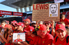 GP UNGHERIA, Circuit Atmosfera - Lewis Hamilton (GBR) Ferrari fans in the pits.

31.07.2025. Formula 1 World Championship, Rd 14, Hungarian Grand Prix, Budapest, Hungary, Preparation Day.

- www.xpbimages.com, EMail: requests@xpbimages.com © Copyright: Batchelor / XPB Images