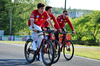 GP UNGHERIA, Charles Leclerc (MON) Ferrari rides the circuit.

31.07.2025. Formula 1 World Championship, Rd 14, Hungarian Grand Prix, Budapest, Hungary, Preparation Day.

- www.xpbimages.com, EMail: requests@xpbimages.com © Copyright: Moy / XPB Images