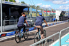 GP UNGHERIA, Alexander Albon (THA) Atlassian Williams Racing rides the circuit with Russell Paddon (GBR) Atlassian Williams Racing.

31.07.2025. Formula 1 World Championship, Rd 14, Hungarian Grand Prix, Budapest, Hungary, Preparation Day.

- www.xpbimages.com, EMail: requests@xpbimages.com © Copyright: Batchelor / XPB Images