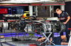 GP UNGHERIA, Red Bull Racing RB21 being prepared in the pit garage.

31.07.2025. Formula 1 World Championship, Rd 14, Hungarian Grand Prix, Budapest, Hungary, Preparation Day.

- www.xpbimages.com, EMail: requests@xpbimages.com © Copyright: Batchelor / XPB Images