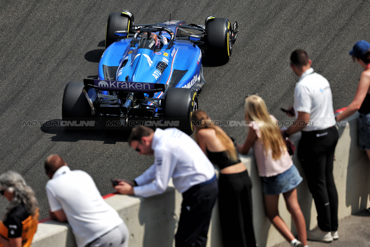 GP UNGHERIA, Alexander Albon (THA) Atlassian Williams Racing FW47.

02.08.2025. Formula 1 World Championship, Rd 14, Hungarian Grand Prix, Budapest, Hungary, Qualifiche Day.

- www.xpbimages.com, EMail: requests@xpbimages.com © Copyright: Bearne / XPB Images
