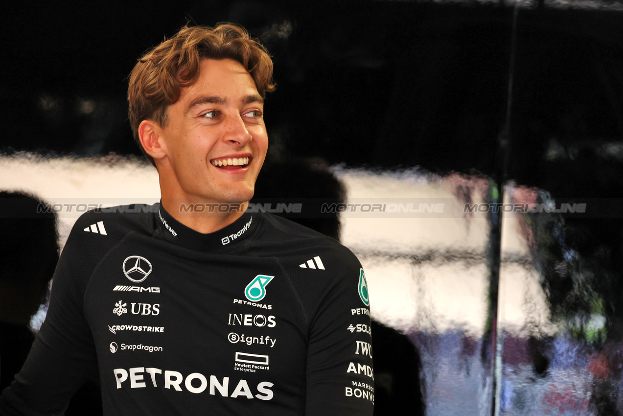 GP UNGHERIA, George Russell (GBR) Mercedes AMG F1.

02.08.2025. Formula 1 World Championship, Rd 14, Hungarian Grand Prix, Budapest, Hungary, Qualifiche Day.

- www.xpbimages.com, EMail: requests@xpbimages.com © Copyright: Moy / XPB Images