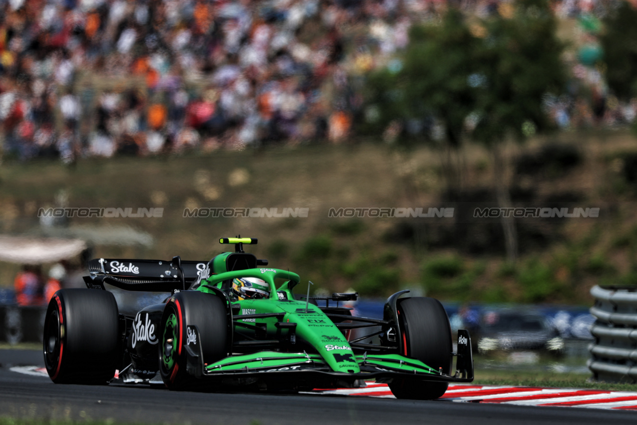 GP UNGHERIA, Gabriel Bortoleto (BRA) Sauber C45.

02.08.2025. Formula 1 World Championship, Rd 14, Hungarian Grand Prix, Budapest, Hungary, Qualifiche Day.

- www.xpbimages.com, EMail: requests@xpbimages.com © Copyright: Charniaux / XPB Images