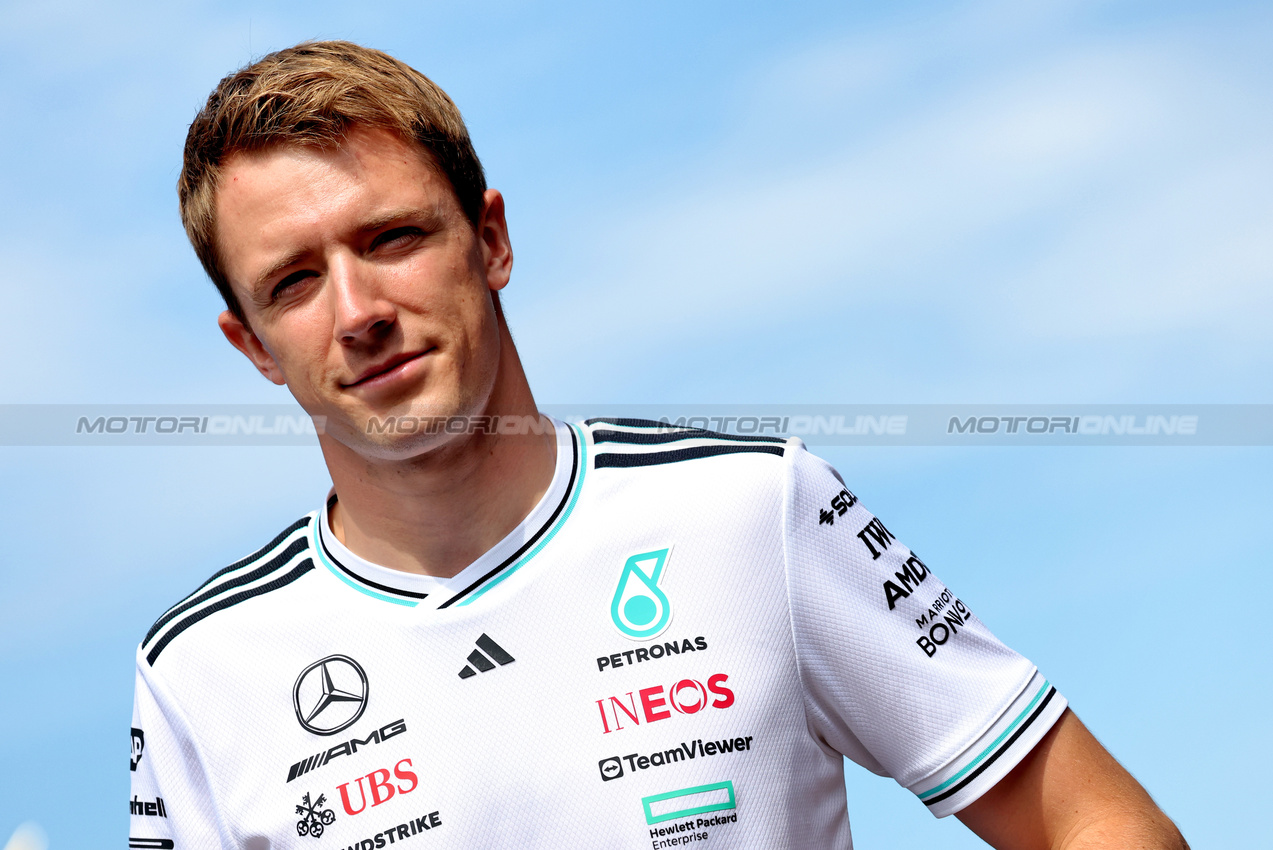 GP UNGHERIA, Frederik Vesti (DEN) Mercedes AMG F1 Reserve Driver.

02.08.2025. Formula 1 World Championship, Rd 14, Hungarian Grand Prix, Budapest, Hungary, Qualifiche Day.

- www.xpbimages.com, EMail: requests@xpbimages.com © Copyright: Bearne / XPB Images