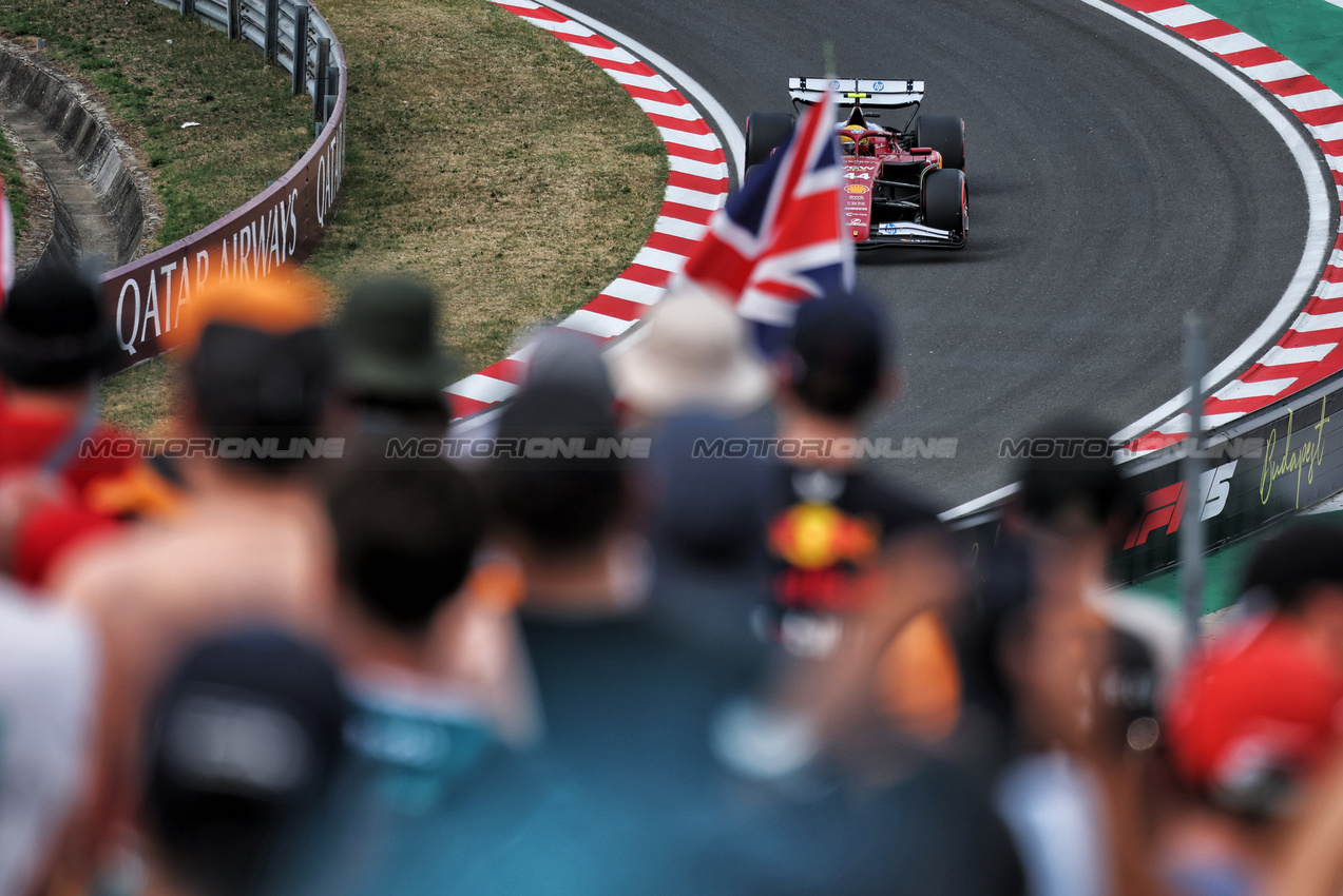 GP UNGHERIA, Lewis Hamilton (GBR) Ferrari SF-25.

02.08.2025. Formula 1 World Championship, Rd 14, Hungarian Grand Prix, Budapest, Hungary, Qualifiche Day.

- www.xpbimages.com, EMail: requests@xpbimages.com © Copyright: Moy / XPB Images