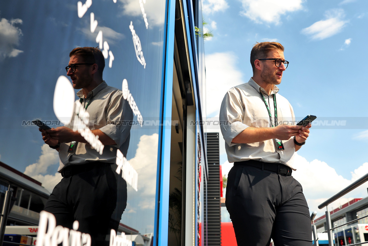 GP UNGHERIA, Jacques Heckstall-Smith (GBR) Grip Sports Management. 

02.08.2025. Formula 1 World Championship, Rd 14, Hungarian Grand Prix, Budapest, Hungary, Qualifiche Day.

- www.xpbimages.com, EMail: requests@xpbimages.com © Copyright: Bearne / XPB Images