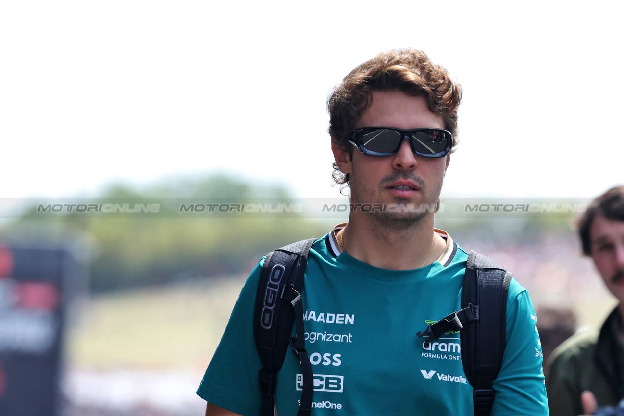 GP UNGHERIA, Felipe Drugovich (BRA) Aston Martin F1 Team, Reserve e Development Programme Driver.

02.08.2025. Formula 1 World Championship, Rd 14, Hungarian Grand Prix, Budapest, Hungary, Qualifiche Day.

- www.xpbimages.com, EMail: requests@xpbimages.com © Copyright: Bearne / XPB Images