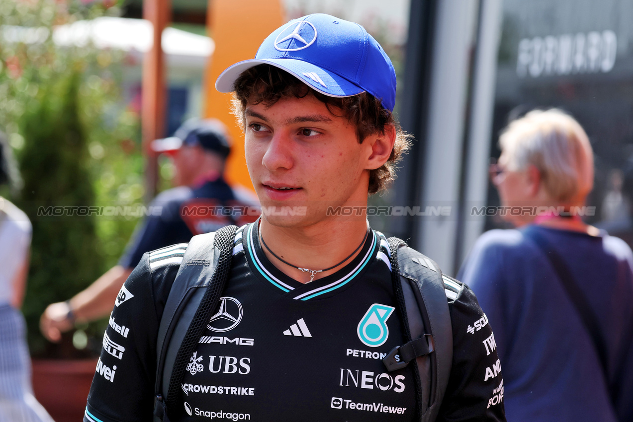 GP UNGHERIA, Andrea Kimi Antonelli (ITA) Mercedes AMG F1.

02.08.2025. Formula 1 World Championship, Rd 14, Hungarian Grand Prix, Budapest, Hungary, Qualifiche Day.

- www.xpbimages.com, EMail: requests@xpbimages.com © Copyright: Moy / XPB Images