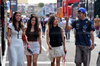 GP UNGHERIA, Alexander Albon (THA) Atlassian Williams Racing (Right) with Domenica Muni Lily He (CHN) Professional Golfer e guests.

02.08.2025. Formula 1 World Championship, Rd 14, Hungarian Grand Prix, Budapest, Hungary, Qualifiche Day.

- www.xpbimages.com, EMail: requests@xpbimages.com © Copyright: Bearne / XPB Images
