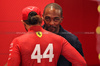 GP UNGHERIA, Anthony Mackie (USA) Actor, Ferrari guest, with Lewis Hamilton (GBR) Ferrari.

02.08.2025. Formula 1 World Championship, Rd 14, Hungarian Grand Prix, Budapest, Hungary, Qualifiche Day.

- www.xpbimages.com, EMail: requests@xpbimages.com © Copyright: Moy / XPB Images