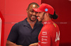 GP UNGHERIA, (L to R): Anthony Mackie (USA) Actor, Ferrari guest, with Lewis Hamilton (GBR) Ferrari.

02.08.2025. Formula 1 World Championship, Rd 14, Hungarian Grand Prix, Budapest, Hungary, Qualifiche Day.

- www.xpbimages.com, EMail: requests@xpbimages.com © Copyright: Moy / XPB Images