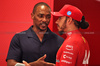 GP UNGHERIA, (L to R): Anthony Mackie (USA) Actor, Ferrari guest, with Lewis Hamilton (GBR) Ferrari.

02.08.2025. Formula 1 World Championship, Rd 14, Hungarian Grand Prix, Budapest, Hungary, Qualifiche Day.

- www.xpbimages.com, EMail: requests@xpbimages.com © Copyright: Moy / XPB Images