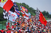 GP UNGHERIA, Circuit Atmosfera - fans e flags in the grandstand.

02.08.2025. Formula 1 World Championship, Rd 14, Hungarian Grand Prix, Budapest, Hungary, Qualifiche Day.

- www.xpbimages.com, EMail: requests@xpbimages.com © Copyright: Moy / XPB Images
