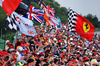 GP UNGHERIA, Circuit Atmosfera - fans e flags in the grandstand.

02.08.2025. Formula 1 World Championship, Rd 14, Hungarian Grand Prix, Budapest, Hungary, Qualifiche Day.

- www.xpbimages.com, EMail: requests@xpbimages.com © Copyright: Moy / XPB Images