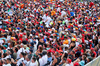 GP UNGHERIA, Circuit Atmosfera - fans in the grandstand.

02.08.2025. Formula 1 World Championship, Rd 14, Hungarian Grand Prix, Budapest, Hungary, Qualifiche Day.

- www.xpbimages.com, EMail: requests@xpbimages.com © Copyright: Moy / XPB Images