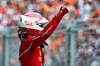 GP UNGHERIA, Charles Leclerc (MON) Ferrari celebrates his pole position in qualifying parc ferme.

02.08.2025. Formula 1 World Championship, Rd 14, Hungarian Grand Prix, Budapest, Hungary, Qualifiche Day.

- www.xpbimages.com, EMail: requests@xpbimages.com © Copyright: Charniaux / XPB Images