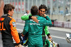 GP UNGHERIA, Gabriel Bortoleto (BRA) Sauber celebrates in qualifying parc ferme with his manager Fernando Alonso (ESP) Aston Martin F1 Team.

02.08.2025. Formula 1 World Championship, Rd 14, Hungarian Grand Prix, Budapest, Hungary, Qualifiche Day.

- www.xpbimages.com, EMail: requests@xpbimages.com © Copyright: Charniaux / XPB Images