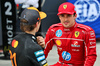 GP UNGHERIA, Pole sitter Charles Leclerc (MON) Ferrari in qualifying parc ferme with second placed Oscar Piastri (AUS) McLaren.

02.08.2025. Formula 1 World Championship, Rd 14, Hungarian Grand Prix, Budapest, Hungary, Qualifiche Day.

- www.xpbimages.com, EMail: requests@xpbimages.com © Copyright: Batchelor / XPB Images