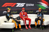 GP UNGHERIA, (L to R): Oscar Piastri (AUS) McLaren; Charles Leclerc (MON) Ferrari; e Lando Norris (GBR) McLaren, in the post qualifying FIA Press Conference.

02.08.2025. Formula 1 World Championship, Rd 14, Hungarian Grand Prix, Budapest, Hungary, Qualifiche Day.

- www.xpbimages.com, EMail: requests@xpbimages.com © Copyright: Bearne / XPB Images