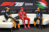 GP UNGHERIA, (L to R): Oscar Piastri (AUS) McLaren; Charles Leclerc (MON) Ferrari; e Lando Norris (GBR) McLaren, in the post qualifying FIA Press Conference.

02.08.2025. Formula 1 World Championship, Rd 14, Hungarian Grand Prix, Budapest, Hungary, Qualifiche Day.

- www.xpbimages.com, EMail: requests@xpbimages.com © Copyright: Bearne / XPB Images