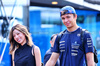 GP UNGHERIA, Alexander Albon (THA) Atlassian Williams Racing with Domenica Muni Lily He (CHN) Professional Golfer.

02.08.2025. Formula 1 World Championship, Rd 14, Hungarian Grand Prix, Budapest, Hungary, Qualifiche Day.

- www.xpbimages.com, EMail: requests@xpbimages.com © Copyright: Batchelor / XPB Images