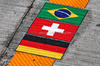 GP UNGHERIA, Sauber pit floor markings.

02.08.2025. Formula 1 World Championship, Rd 14, Hungarian Grand Prix, Budapest, Hungary, Qualifiche Day.

- www.xpbimages.com, EMail: requests@xpbimages.com © Copyright: Batchelor / XPB Images