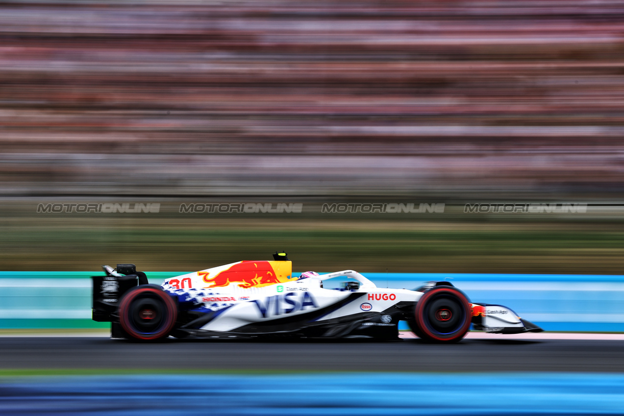 GP UNGHERIA, Liam Lawson (NZL) Racing Bulls VCARB 02.

01.08.2025. Formula 1 World Championship, Rd 14, Hungarian Grand Prix, Budapest, Hungary, Practice Day.

- www.xpbimages.com, EMail: requests@xpbimages.com © Copyright: Charniaux / XPB Images