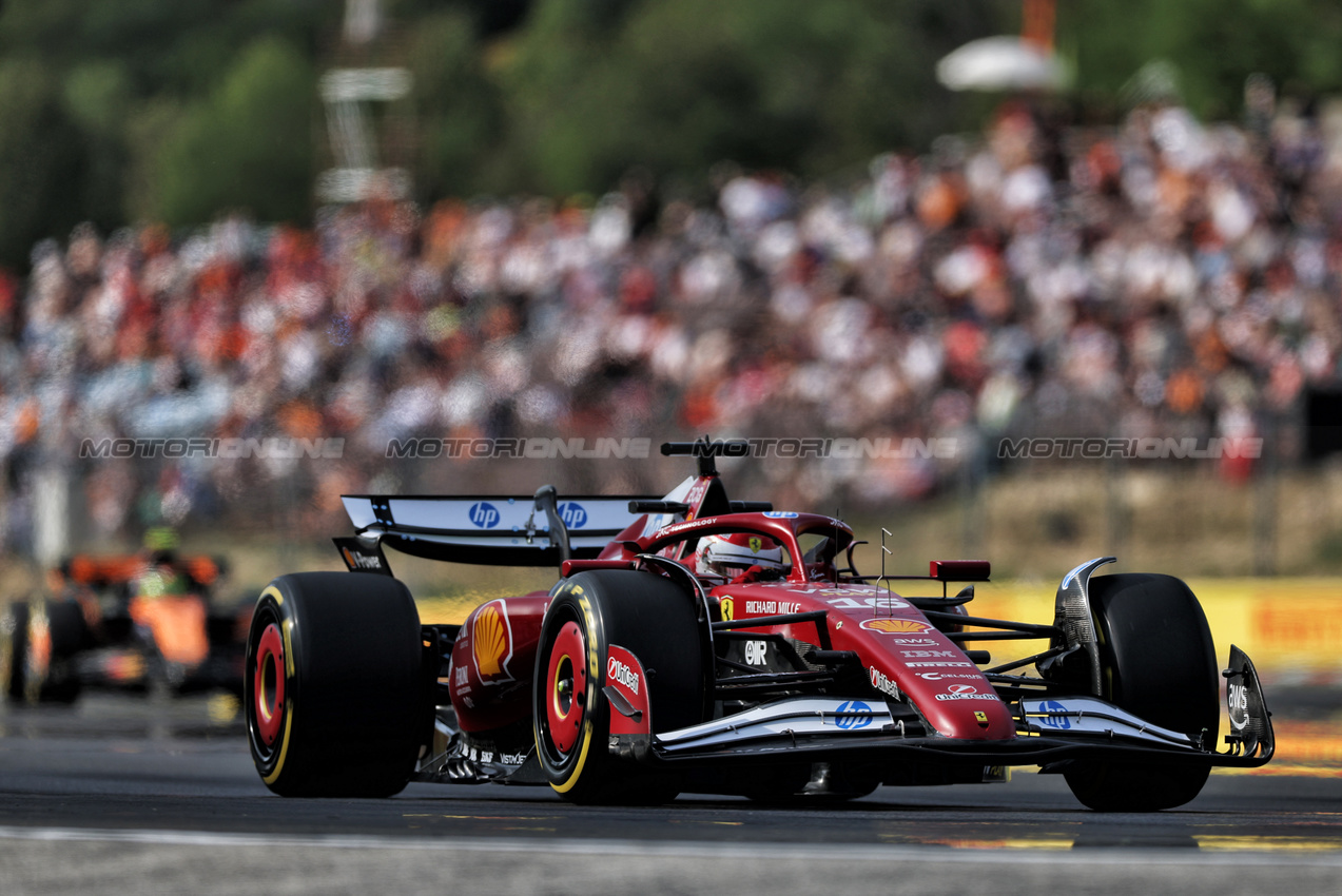 GP UNGHERIA, Charles Leclerc (MON) Ferrari SF-25.

01.08.2025. Formula 1 World Championship, Rd 14, Hungarian Grand Prix, Budapest, Hungary, Practice Day.

- www.xpbimages.com, EMail: requests@xpbimages.com © Copyright: Charniaux / XPB Images