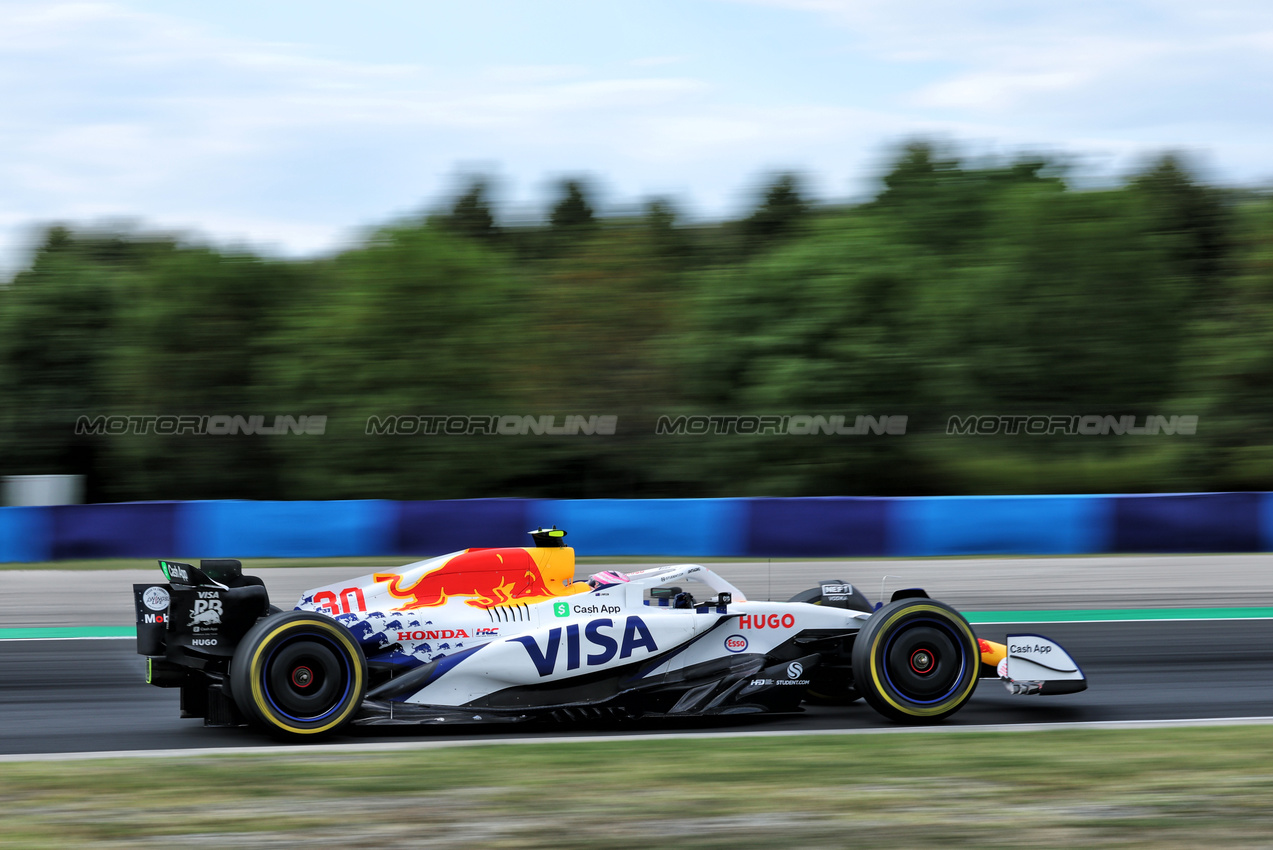 GP UNGHERIA, Liam Lawson (NZL) Racing Bulls VCARB 02.

01.08.2025. Formula 1 World Championship, Rd 14, Hungarian Grand Prix, Budapest, Hungary, Practice Day.

- www.xpbimages.com, EMail: requests@xpbimages.com © Copyright: Moy / XPB Images