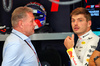 GP UNGHERIA, (L to R): Jos Verstappen (NLD) with his son Max Verstappen (NLD) Red Bull Racing.

01.08.2025. Formula 1 World Championship, Rd 14, Hungarian Grand Prix, Budapest, Hungary, Practice Day.

- www.xpbimages.com, EMail: requests@xpbimages.com © Copyright: Batchelor / XPB Images