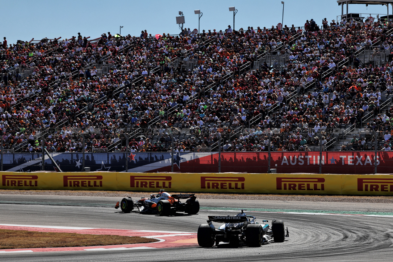 GP USA, George Russell (GBR) Mercedes AMG F1 W16.
19.10.2025. Formula 1 World Championship, Rd 19, United States Grand Prix, Austin, Texas, USA, Gara Day.
- www.xpbimages.com, EMail: requests@xpbimages.com © Copyright: Rew / XPB Images